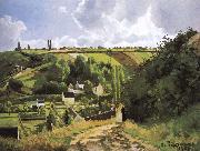 Camille Pissarro Pang plans scenery Schwarz oil painting reproduction